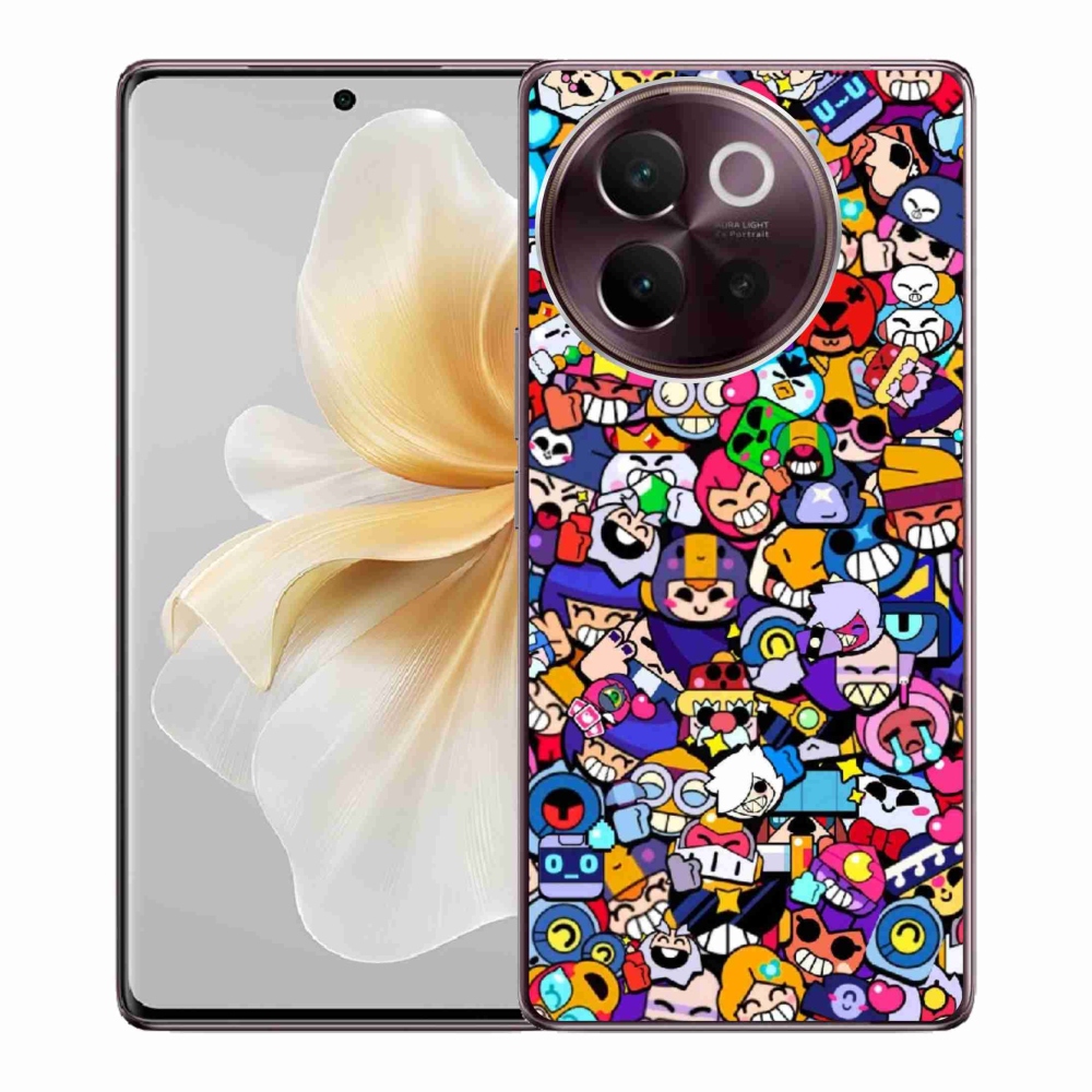 Gelový kryt mmCase na Vivo V40 Lite 5G - brawl stars 2
