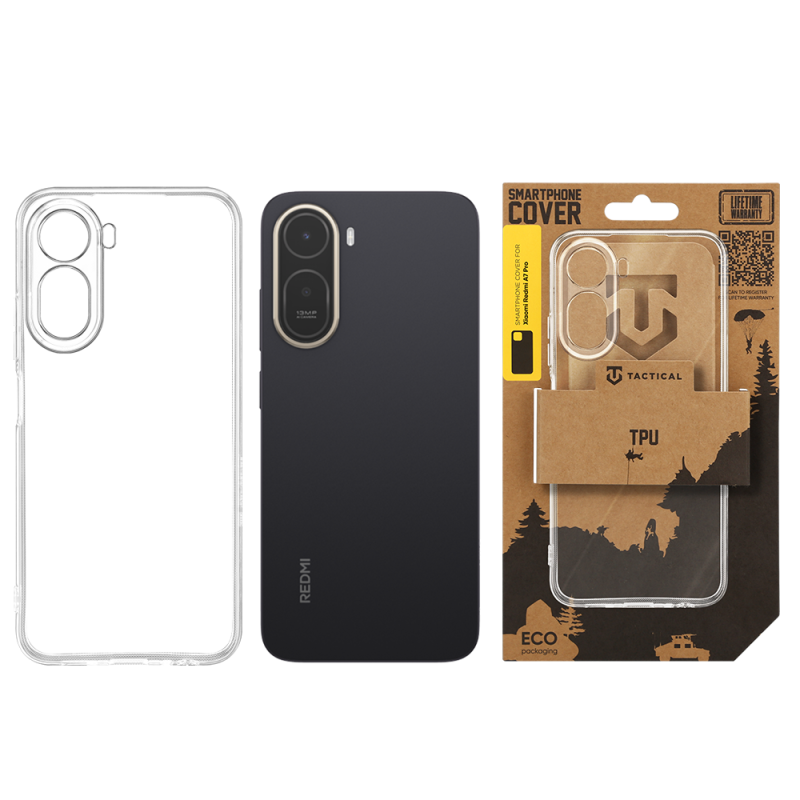 Tactical TPU Kryt pro Xiaomi Redmi A7 Pro Transparent
