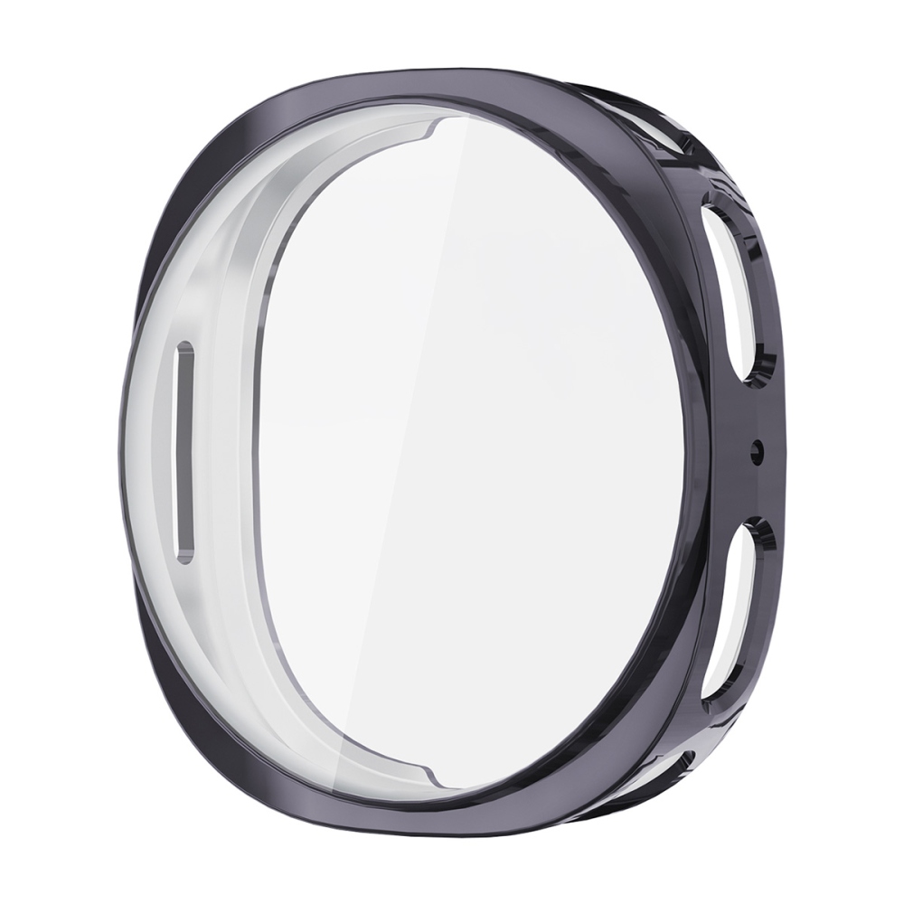 ENK Halfes gelové nasazovací pouzdro s ochranným sklem na Samsung Galaxy Watch8 40mm - tmavěfialové