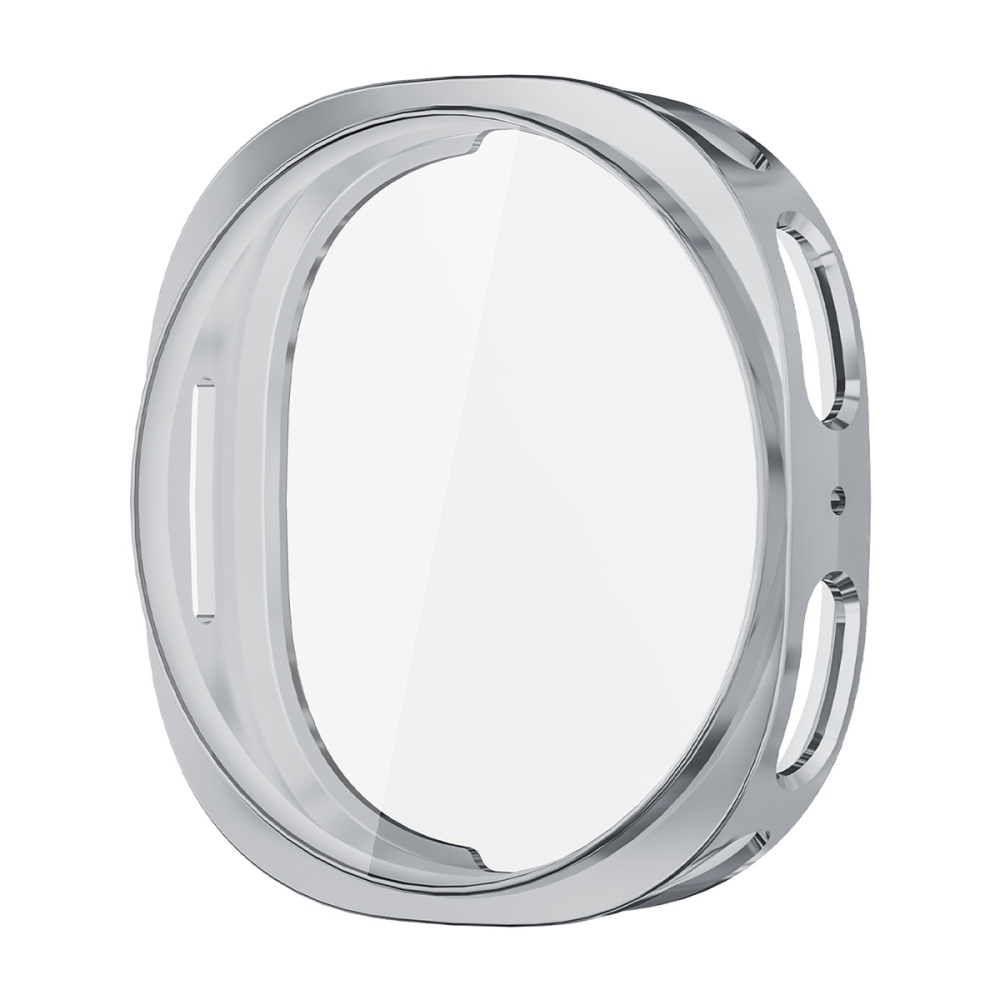 ENK overall gelové nasazovací pouzdro s ochranným sklem na Samsung Galaxy Watch9 40mm/Watch8 40mm - stříbrné