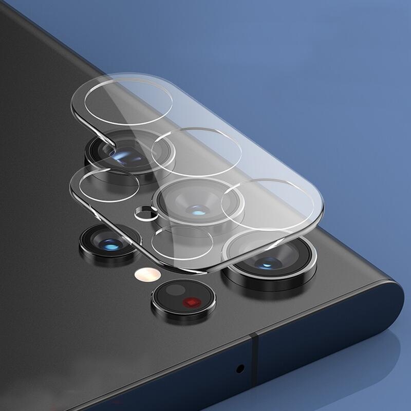 ENK tvrzené sklo čočky fotoaparátu na Samsung Galaxy S23 Ultra - transparentní