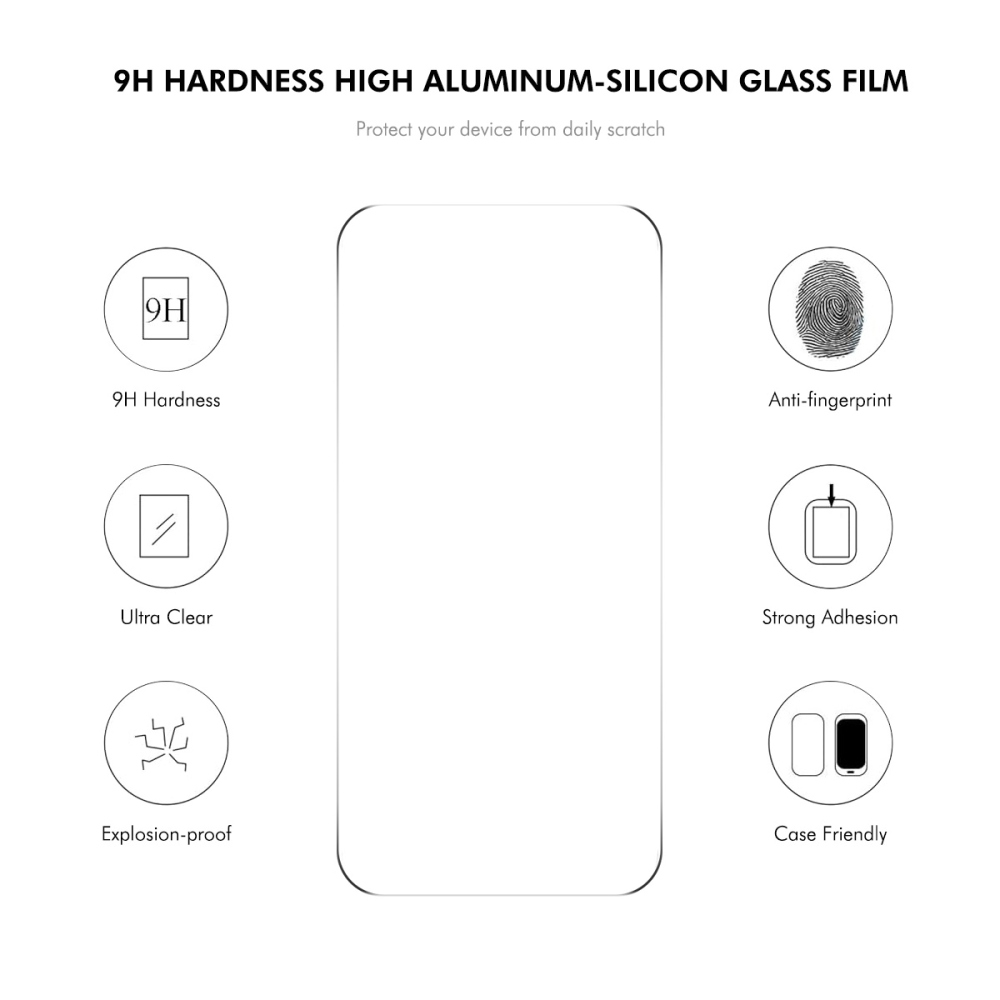 ENKAY matný gelový obal s MagSafe + 9H ochranné sklo na Samsung Galaxy A57 5G - černý