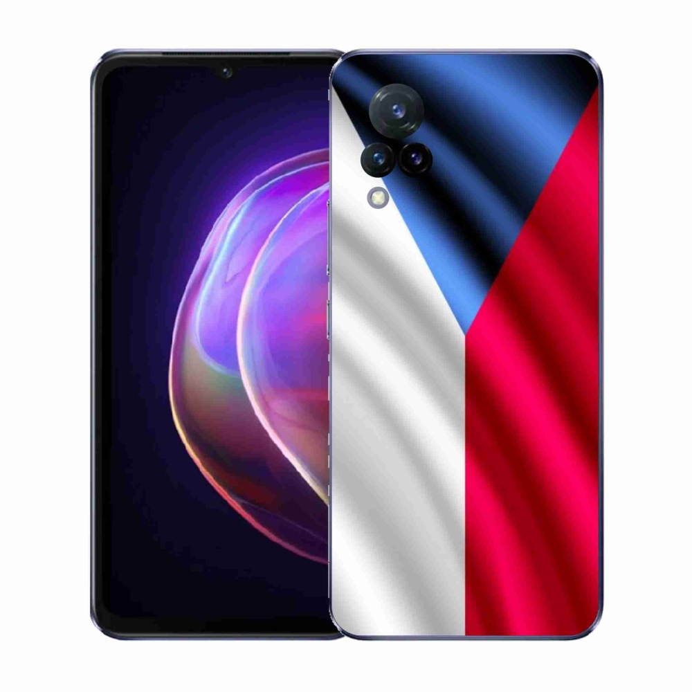 Gelový kryt mmCase na Vivo V21 4G/5G - česká vlajka