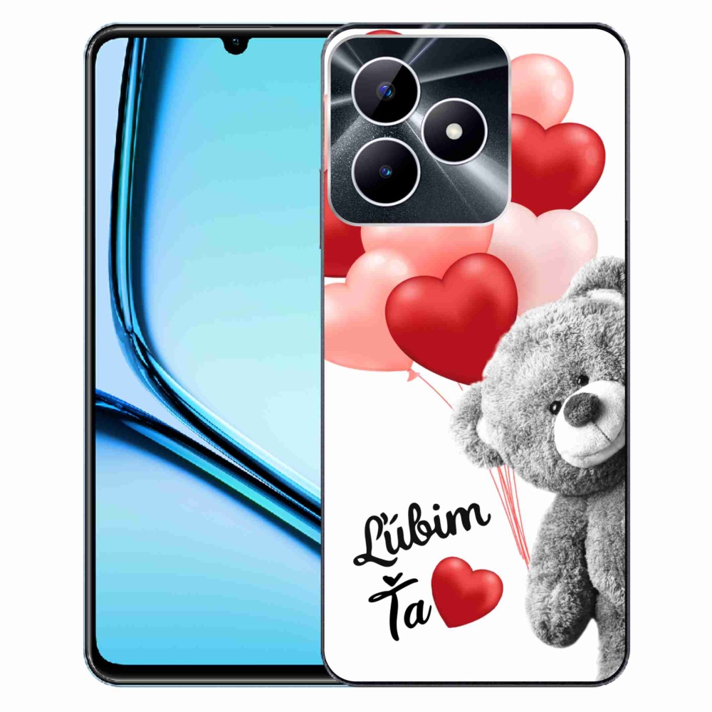 Gelový obal mmCase na Realme Note 50 - ľúbim ťa sk