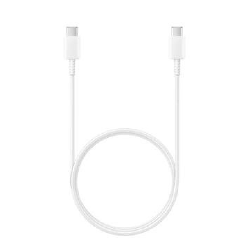 EP-T1510EWE + EP-DA705BWE Samsung 15W Cestovní nabíječka + USB-C/USB-C Datový Kabel White (OOB Bulk)