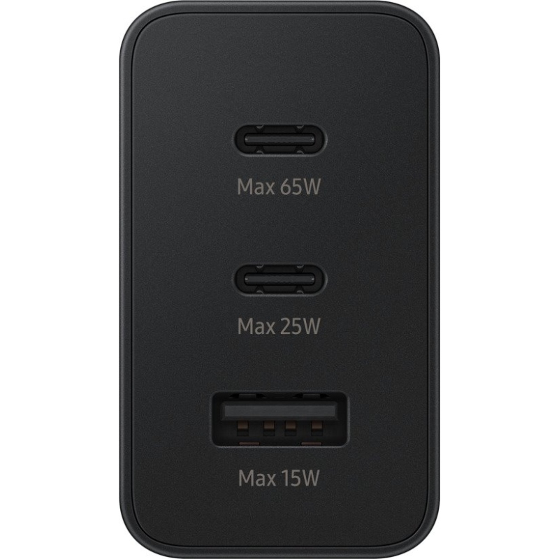 EP-T6530NBE Samsung Trio (2xUSB-C,1xUSB-A) 65W Cestovní nabíječka Black