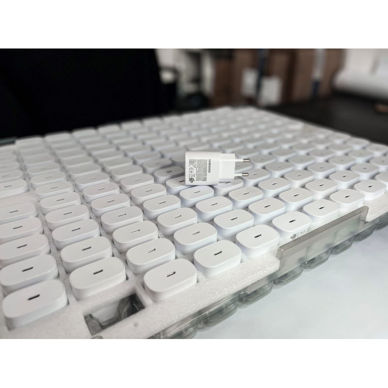 EP-TA800EWE Samsung USB-C 25W Cestovní nabíječka White (OOB Bulk)
