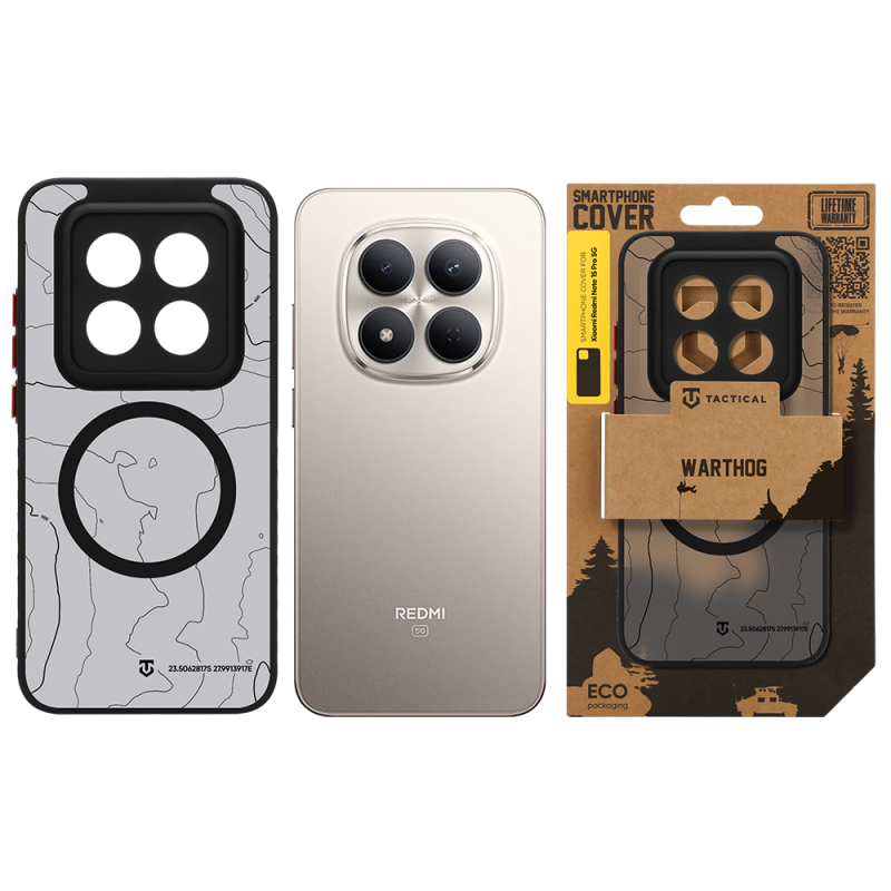 Tactical MagForce Warthog Kryt pro Xiaomi Redmi Note 15 Pro 5G Asphalt