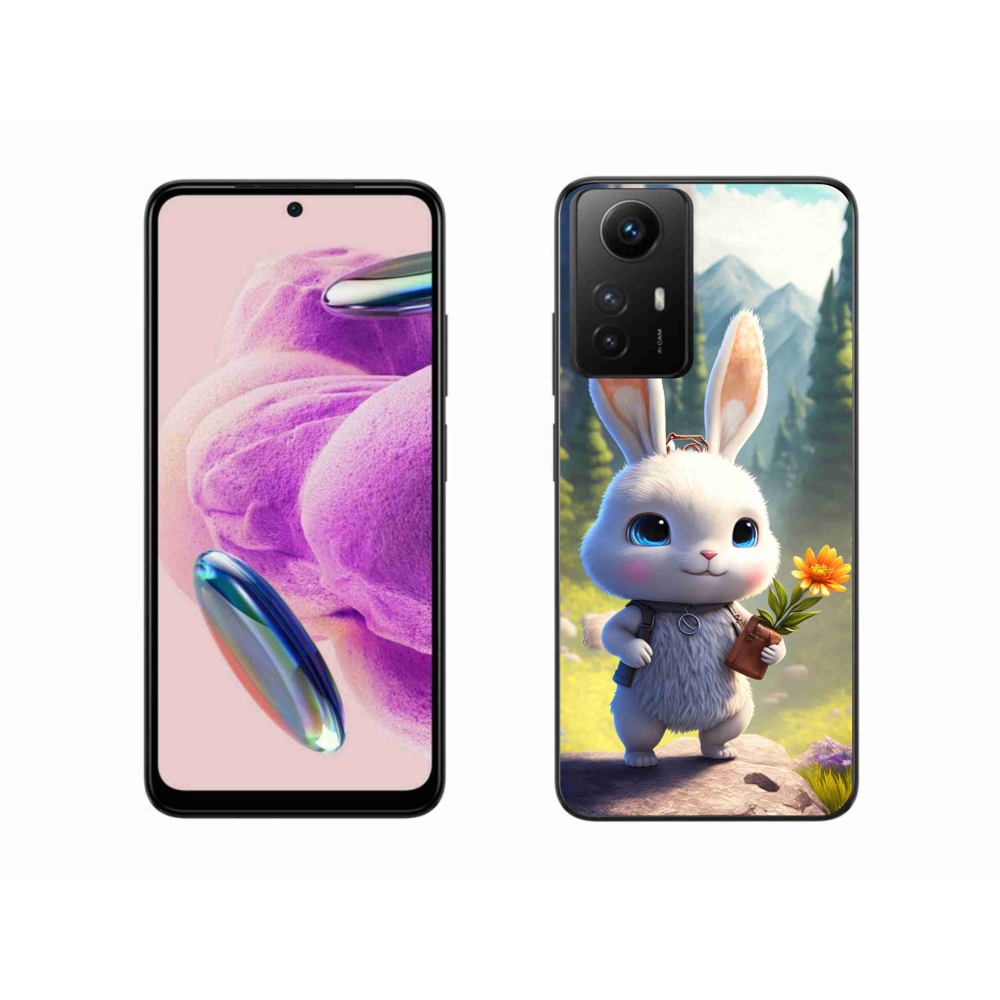 Gelový kryt mmCase na Xiaomi Redmi Note 12S - roztomilý králíček