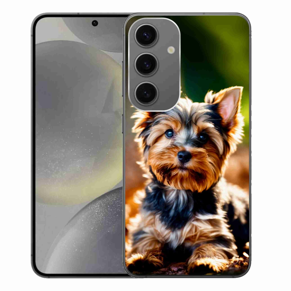 Gelový kryt mmCase na Samsung Galaxy S24+ - jorkšír 10