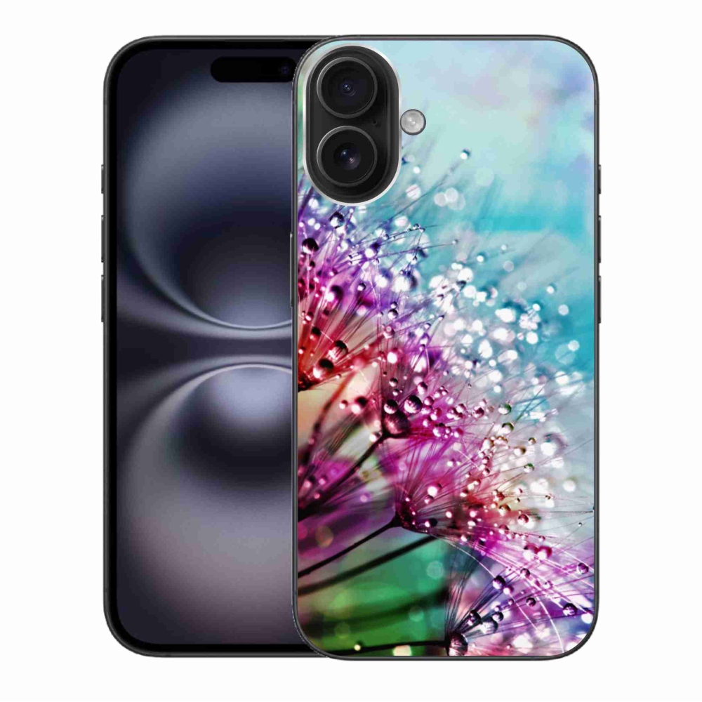 Gelový kryt mmCase na iPhone 16 Plus - barevné květy