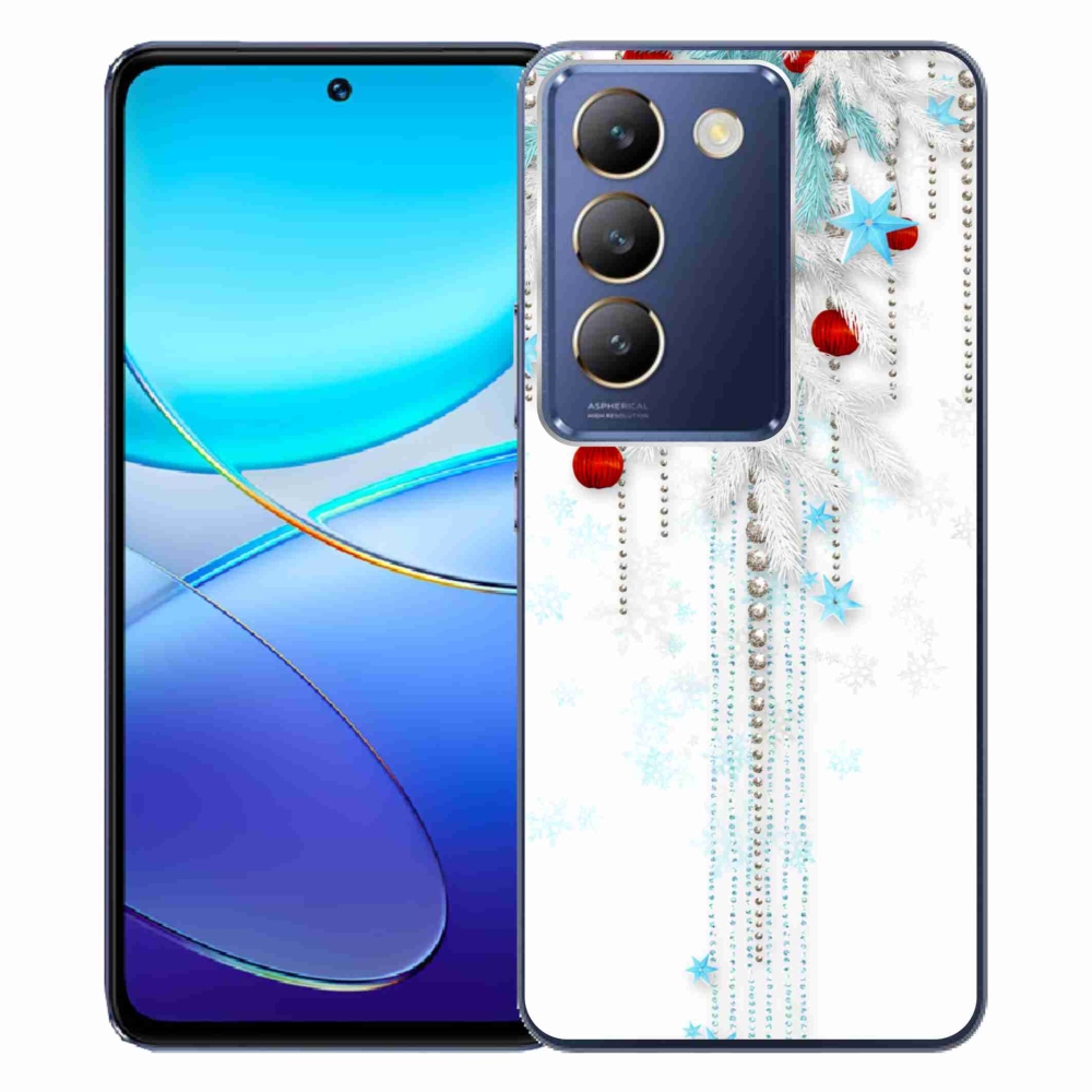 Gelový kryt mmCase na Vivo V40 SE 4G/5G - vánoční ozdoby