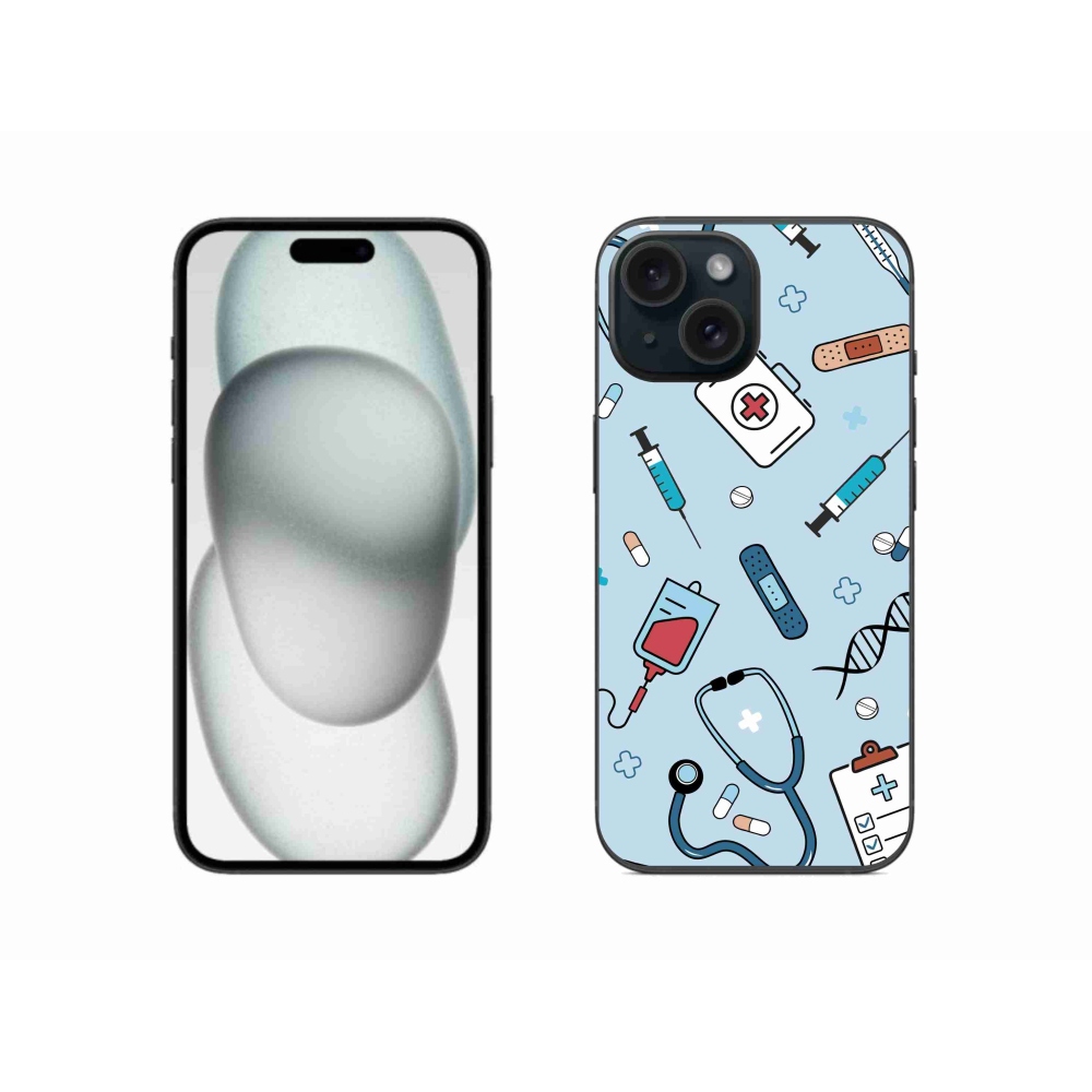 Gelový kryt mmCase na iPhone 15 - zdravotnictví 1