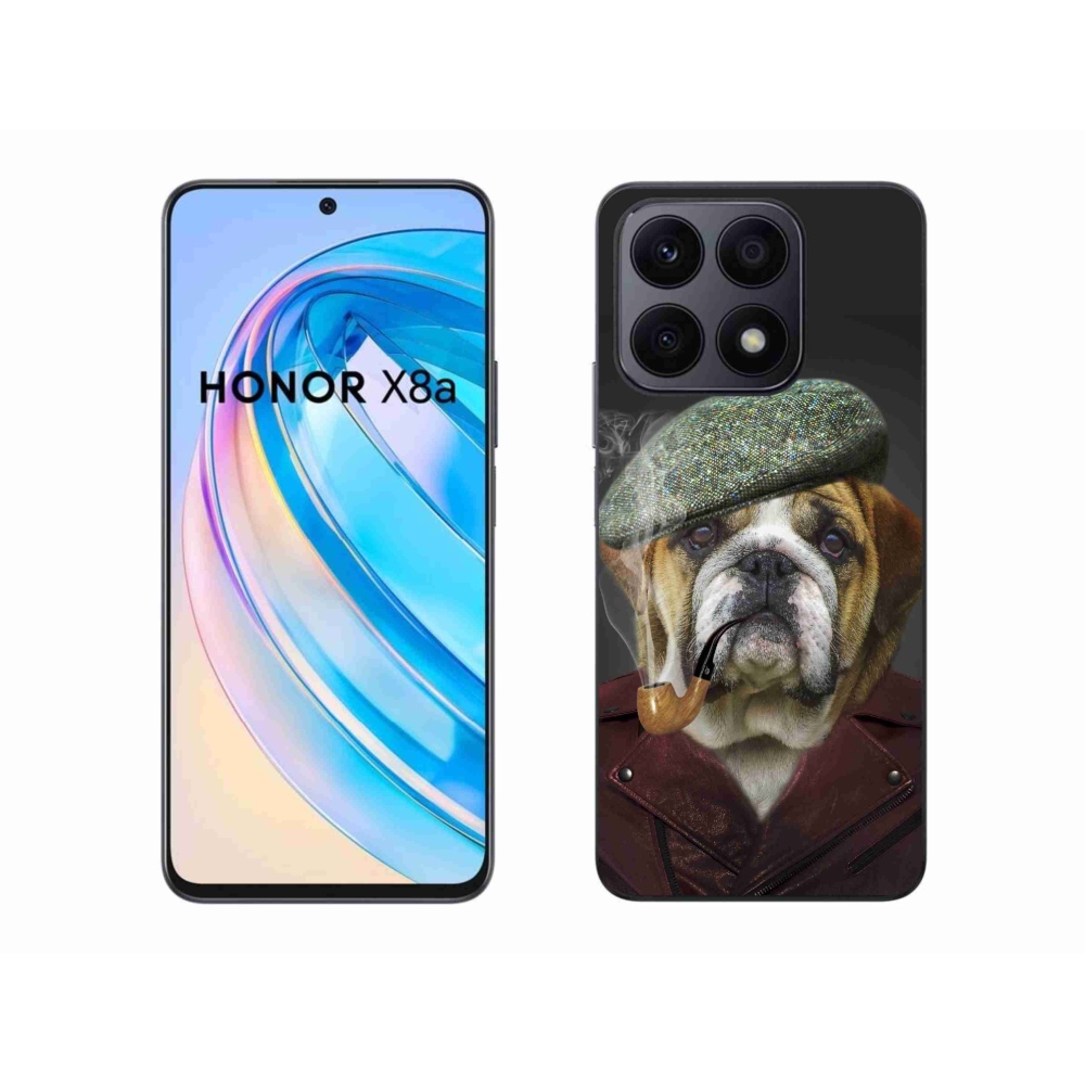 Gelový kryt mmCase na Honor X8a - pes s fajfkou
