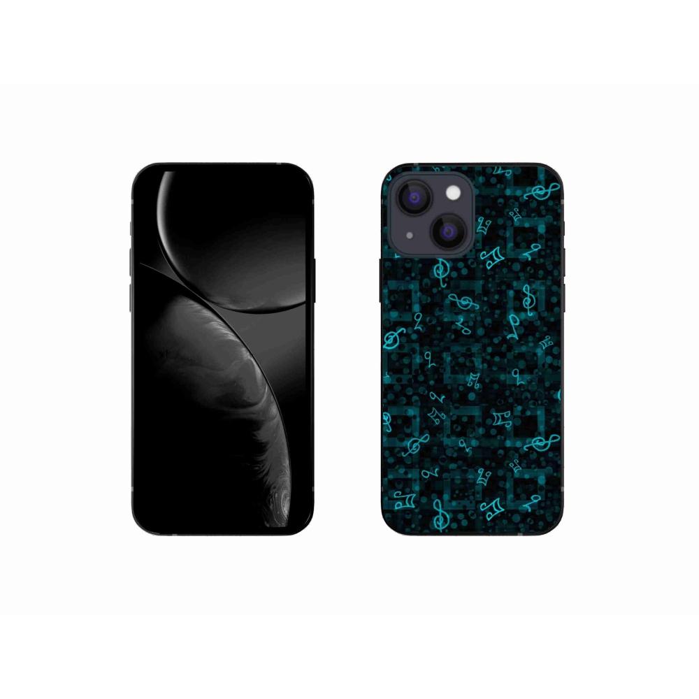 Gelový kryt mmCase na iPhone 13 mini - noty 1