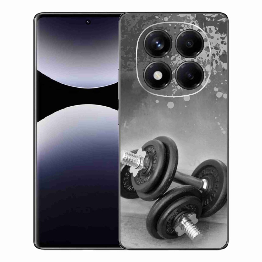 Gelový kryt mmCase na Xiaomi Redmi Note 14 Pro - činky 1