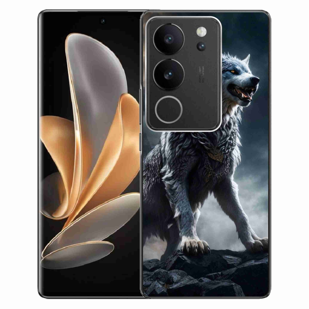 Gelový kryt mmCase na Vivo V29 5G - vlk 1
