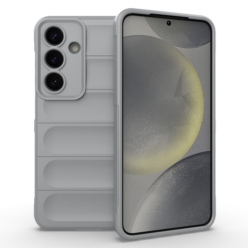 Rugg odolný gelový obal na Samsung Galaxy S25+ - světlešedý