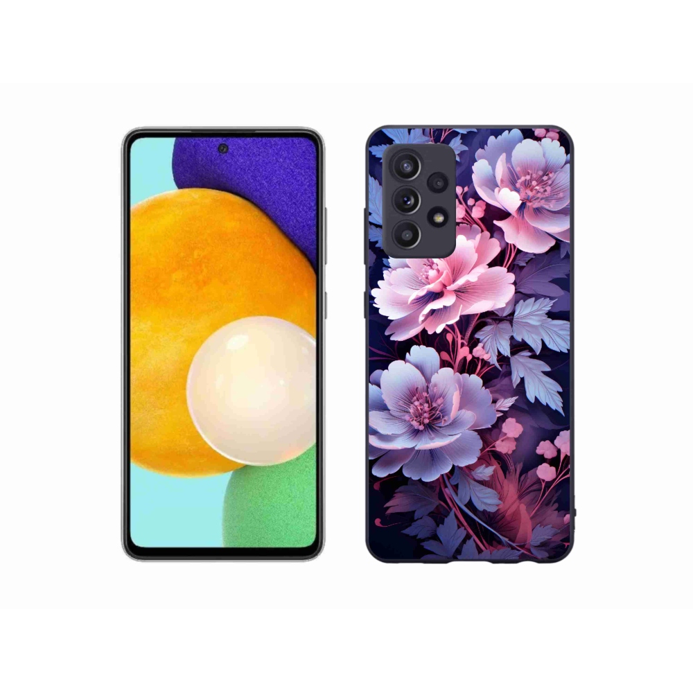 Gelový kryt mmCase na Samsung Galaxy A52/A52 5G - květiny 11