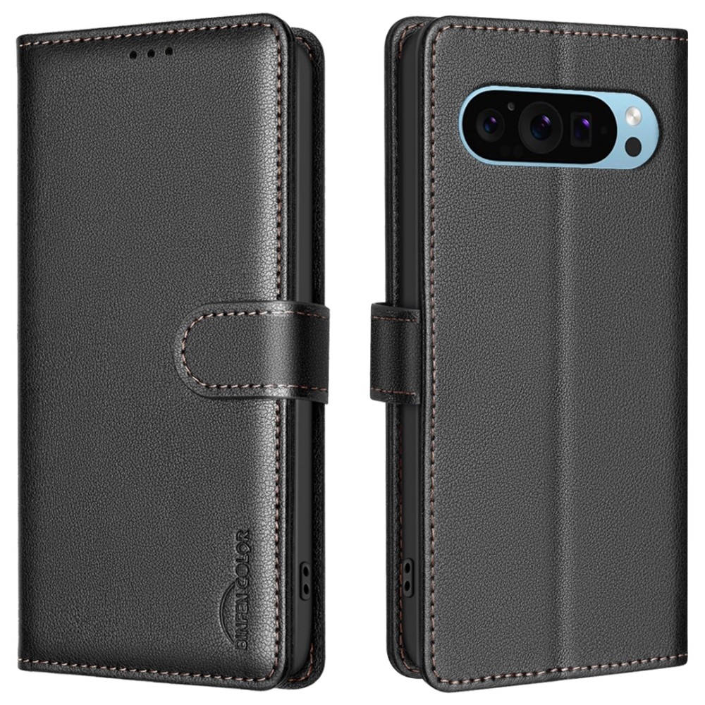 BNF peněženkové pouzdro pro Google Pixel 9/9 Pro - černé
