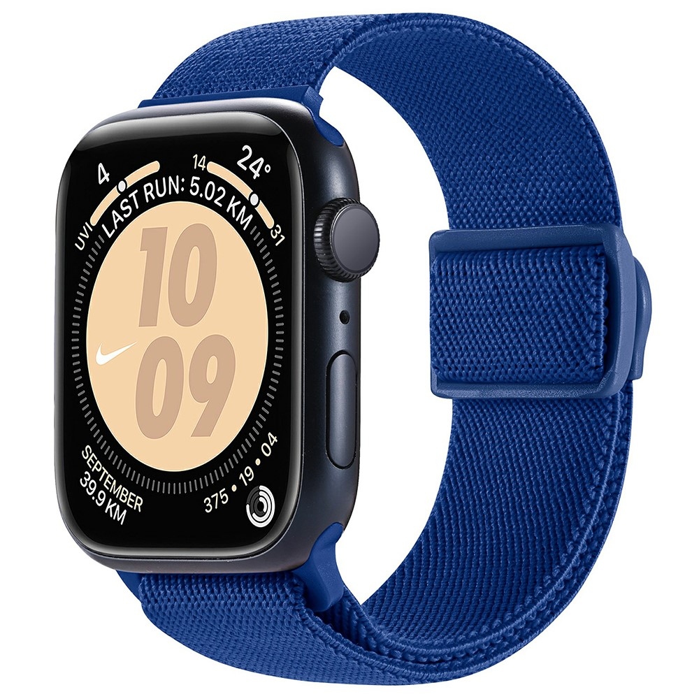 Gradient nylonový řemínek na Apple Watch Ultra/Ultra 2 49mm/SE/SE 2022/2023 44mm/9/8/7 45mm/6/5/4 44mm/3/2/1 42 mm - modrý