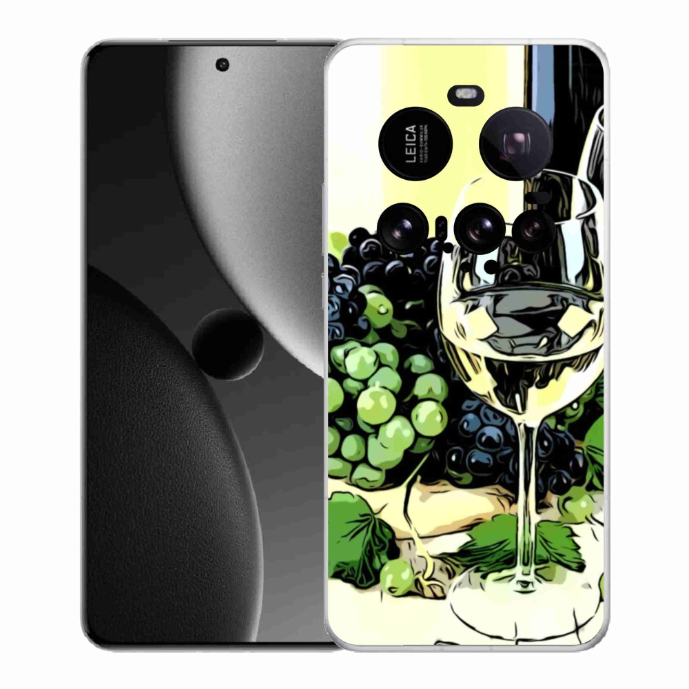 Gelový kryt mmCase na Xiaomi 15 Ultra - sklenka vína