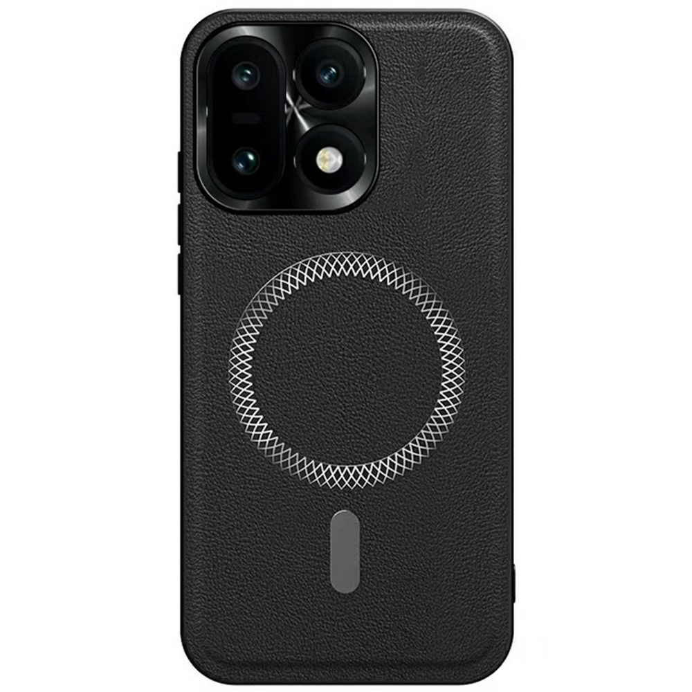 Equip gelový obal s umělou kůží a MagSafe na OnePlus 15 5G - černý