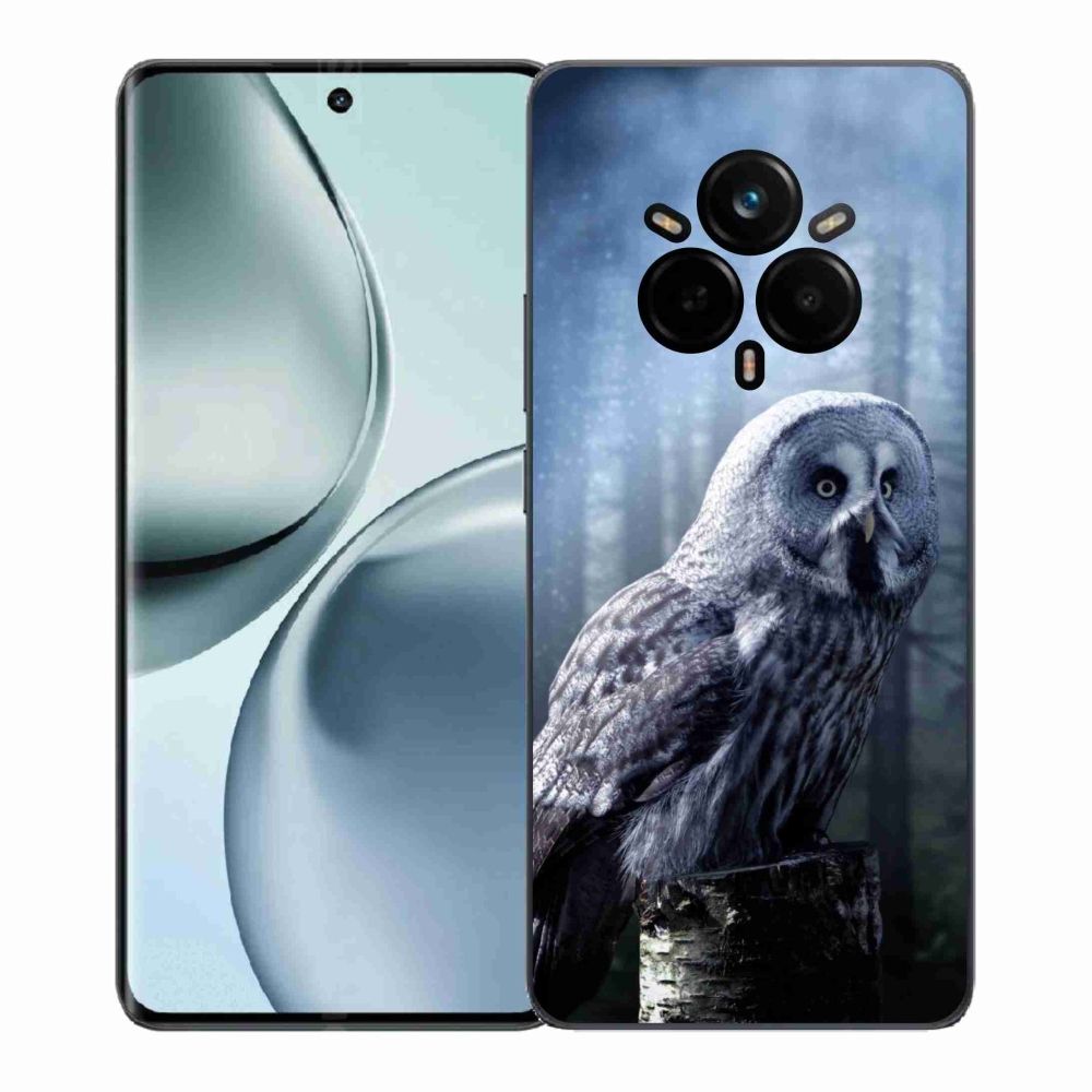 Gelový kryt mmCase na Realme 14 Pro+ 5G - sova