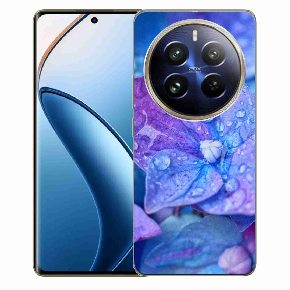 Gelový kryt mmCase na Realme 12 Pro 5G/12 Pro+ 5G - fialový květ