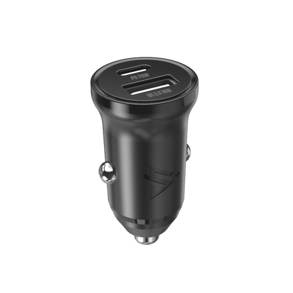 iPEAX Autonabíječka CL-03, 20 W, 1x USB-C a USB-A - černá
