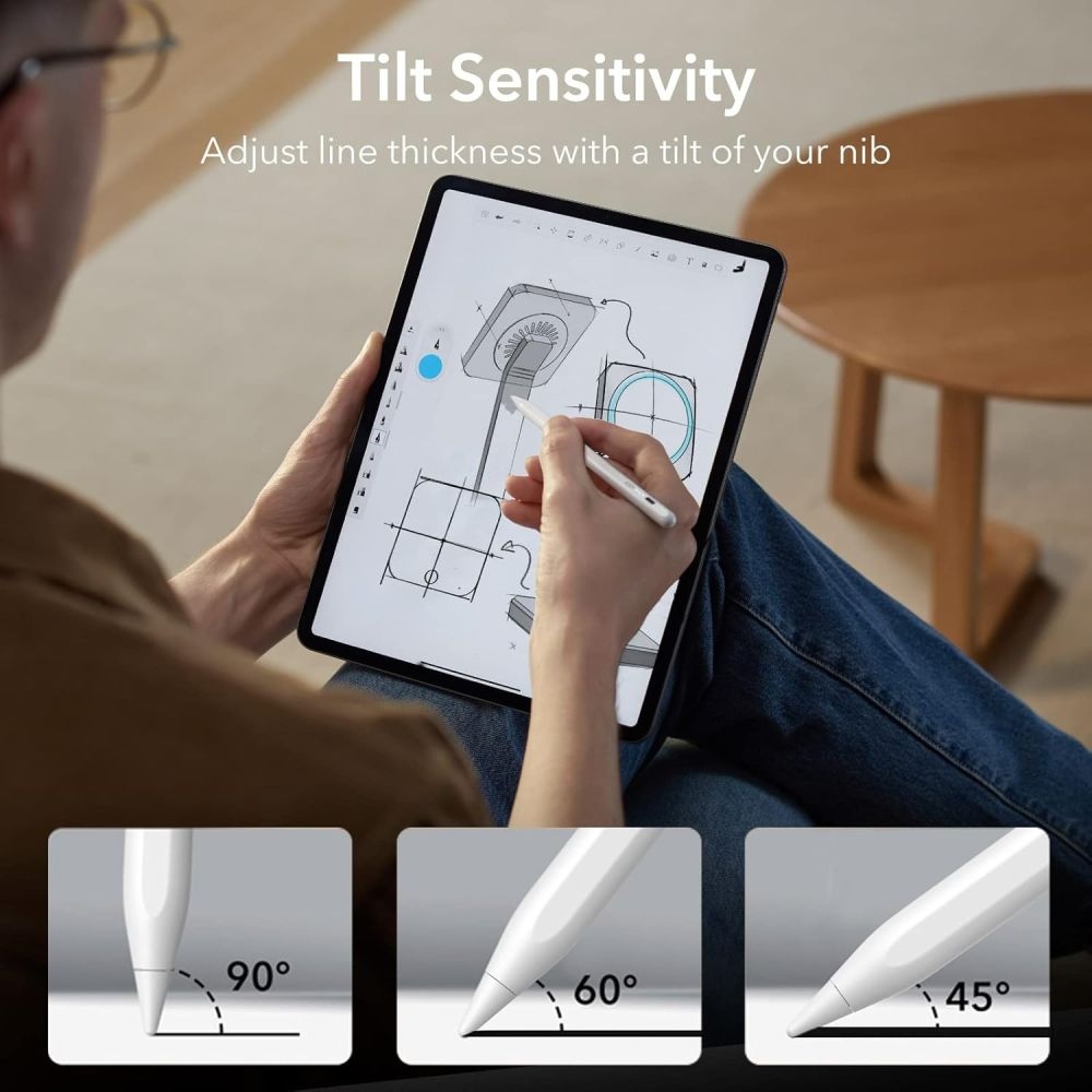 ESR Digital Magnetic stylus pero pro iPad - bílé