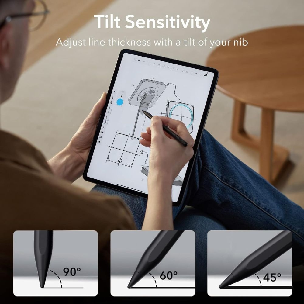 ESR Digital Magnetic stylus pero pro iPad - černé