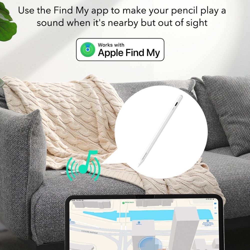 ESR Geo Digital stylus pero pro iPad - bílé