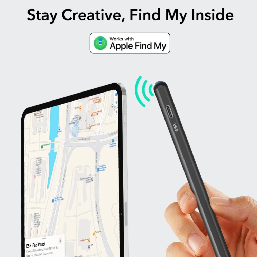 ESR Geo Digital stylus pero pro iPad - černé