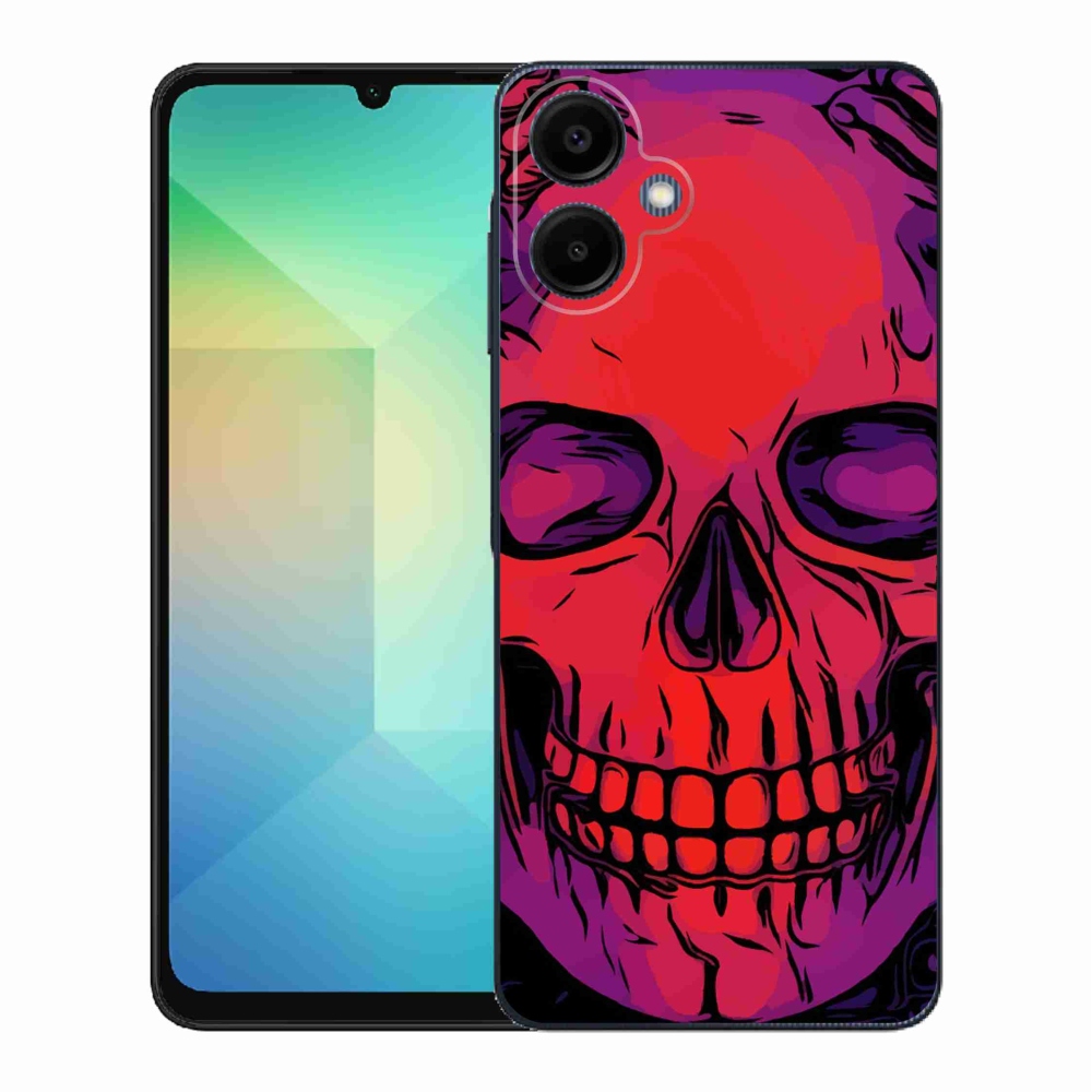 Gelový kryt mmCase na Samsung Galaxy A06 4G - lebka
