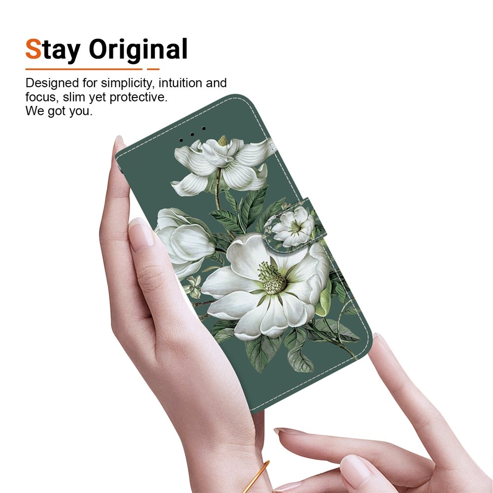 Essent knížkové pouzdro na Xiaomi Redmi Note 17 Pro 5G - bílé květy