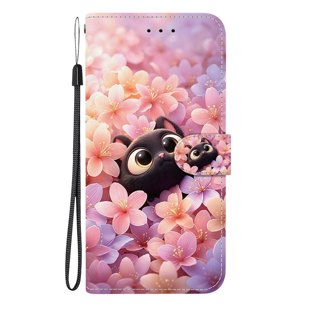 Essent knížkové pouzdro na Xiaomi Redmi Note 17 Pro 5G - kočka a květy
