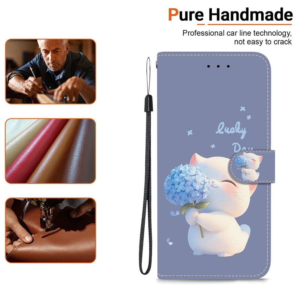 Essent knížkové pouzdro na Xiaomi Redmi Note 17 Pro 5G - kotě s květinou