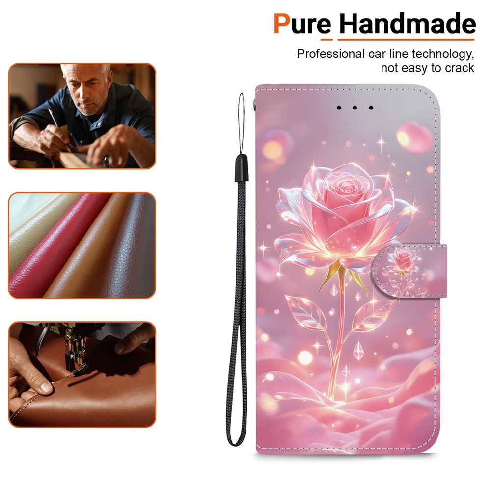Essent knížkové pouzdro na Xiaomi Redmi Note 17 Pro 5G - neonová růže
