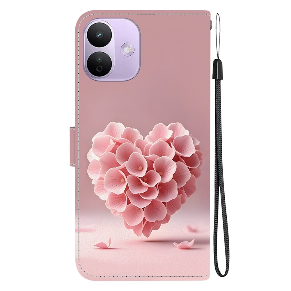 Essent knížkové pouzdro na Xiaomi Redmi Note 17 Pro 5G - srdce z květů