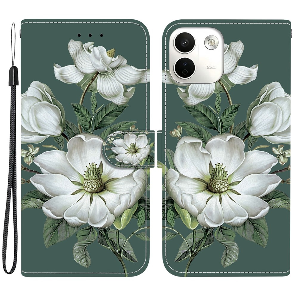 Essent knížkové pouzdro na Xiaomi Redmi Note 17 Pro Max 5G - bílé květy