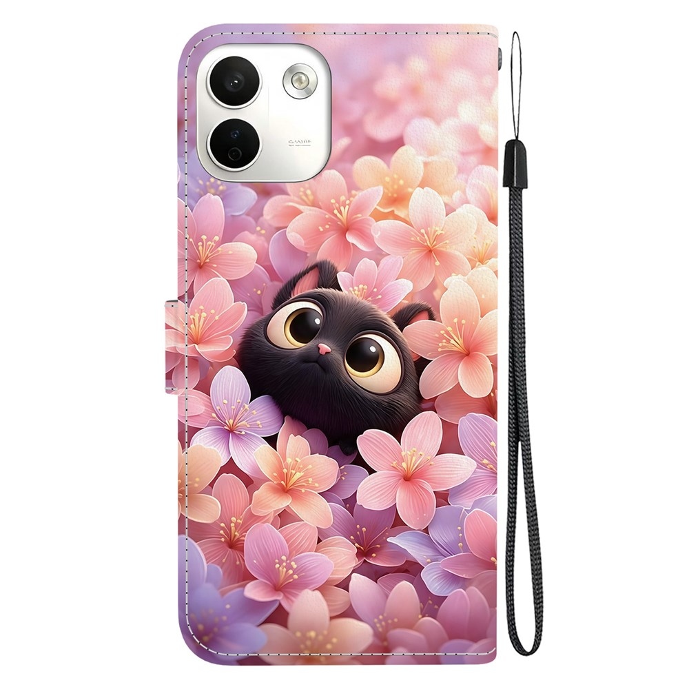 Essent knížkové pouzdro na Xiaomi Redmi Note 17 Pro Max 5G - kočka a květy