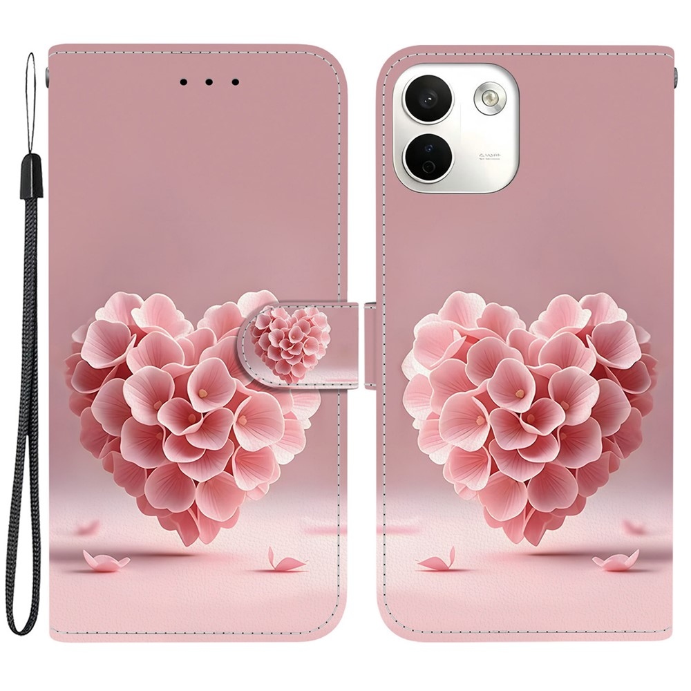 Essent knížkové pouzdro na Xiaomi Redmi Note 17 Pro Max 5G - srdce z květů