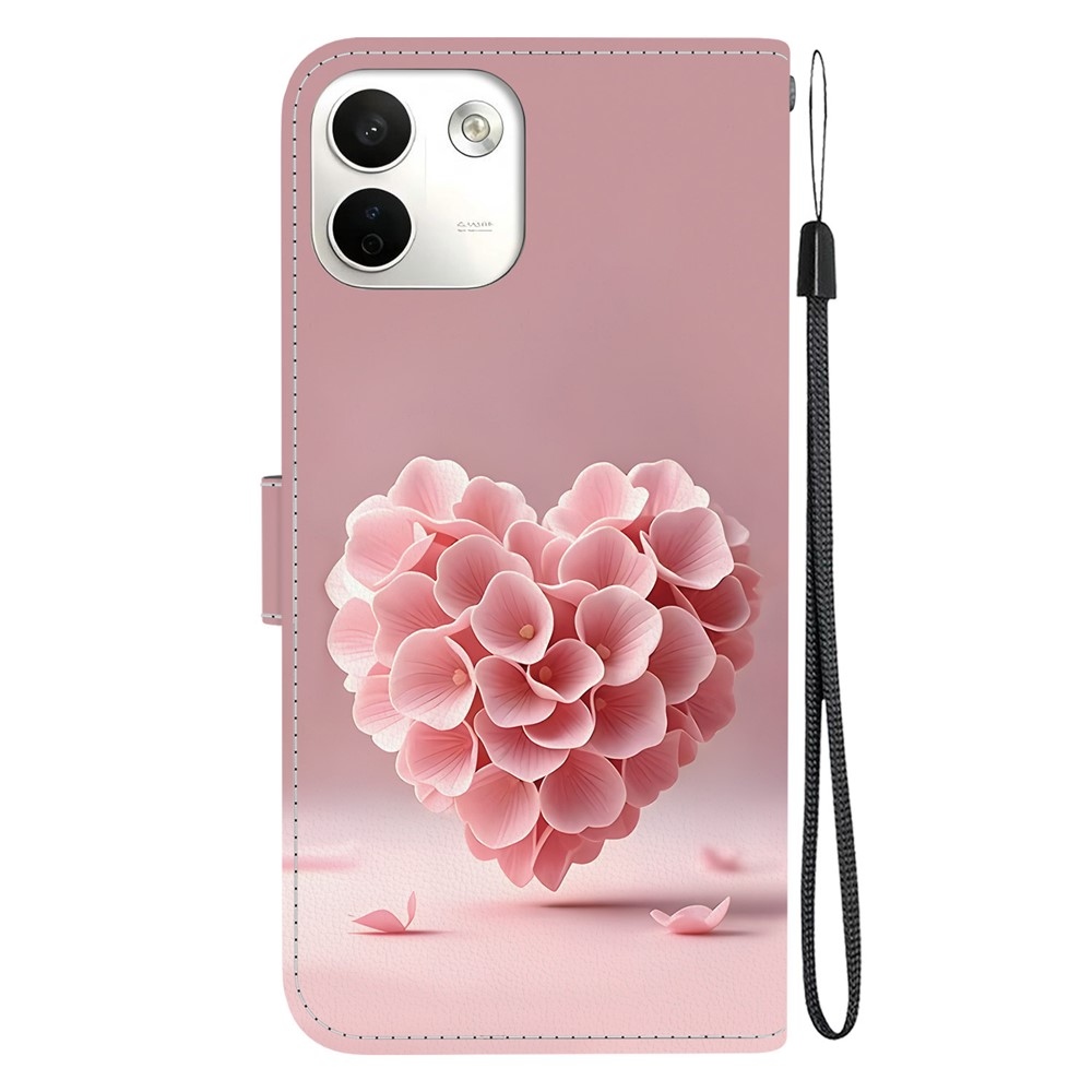 Essent knížkové pouzdro na Xiaomi Redmi Note 17 Pro Max 5G - srdce z květů