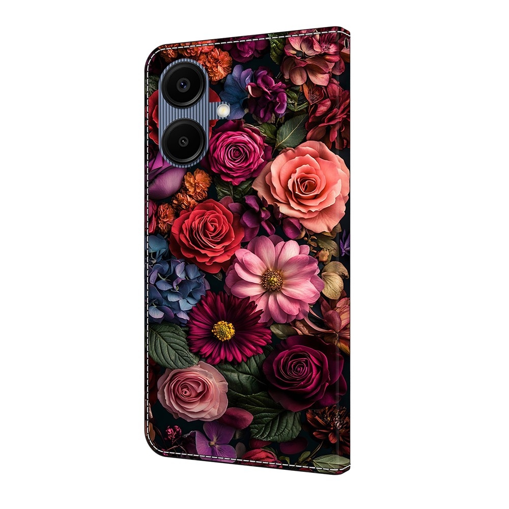 Smooth knížkové pouzdro na Samsung Galaxy A07 4G - květiny