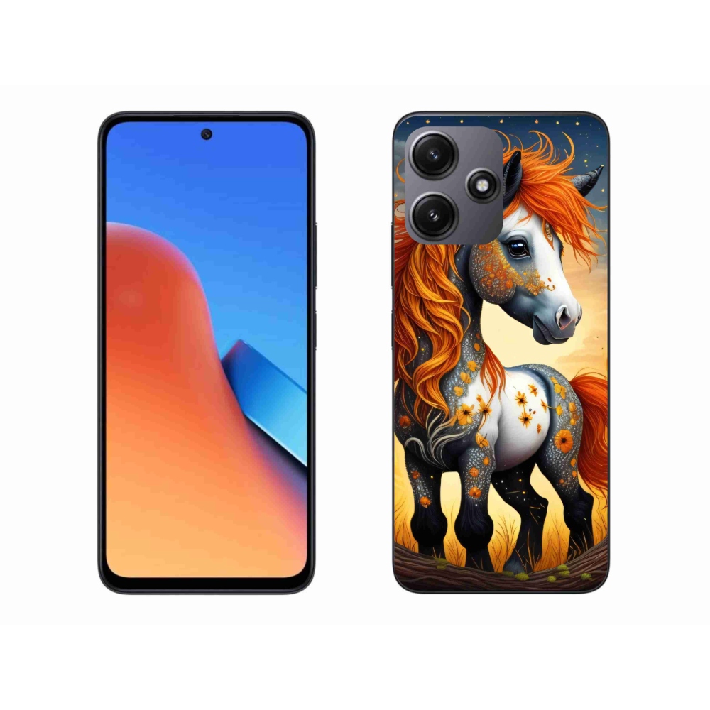 Gelový kryt mmCase na Xiaomi Redmi 12 5G - barevný poník