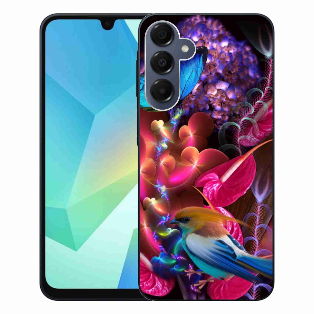 Gelový kryt mmCase na Samsung Galaxy A16 4G/5G - barevné květiny