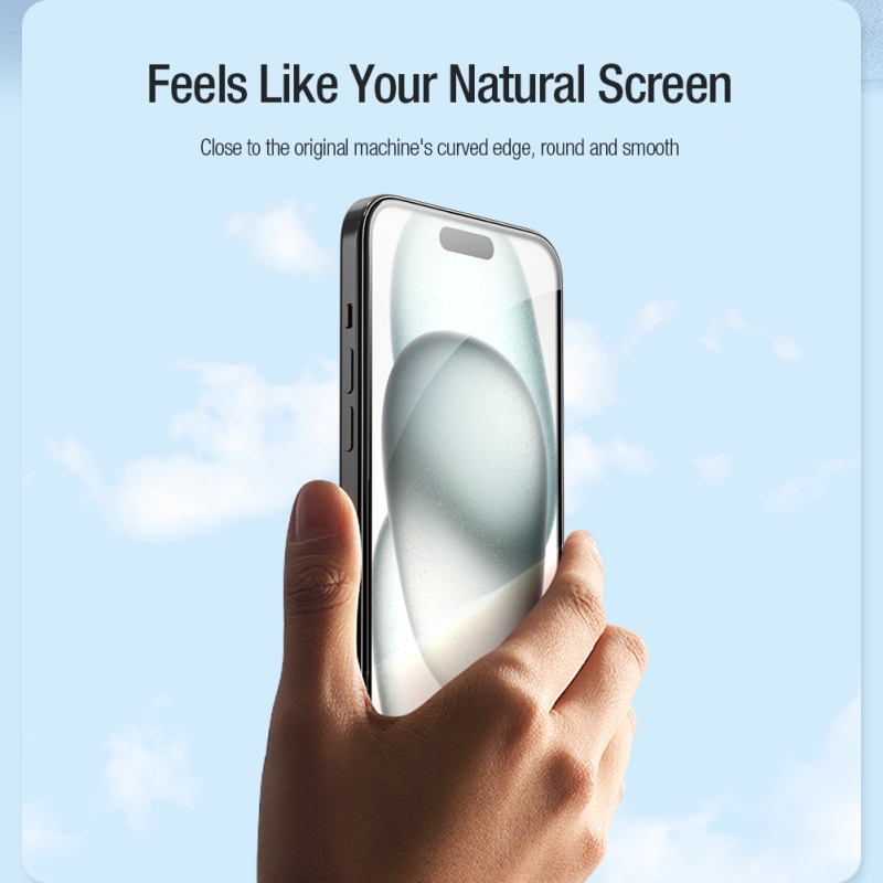 Nillkin EZ SET Tvrzené sklo (2ks) pro Apple iPhone 15 Black