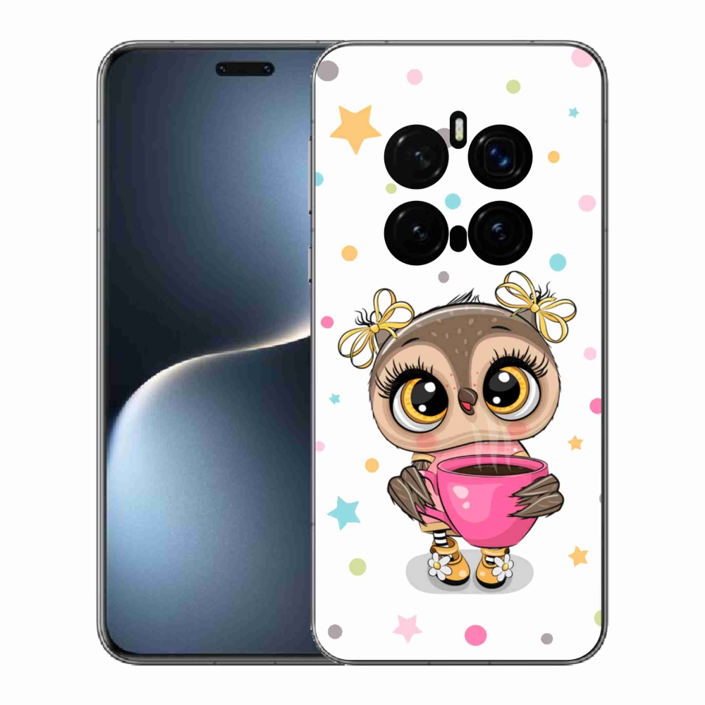 Gelový kryt mmCase na Honor Magic 7 Pro 5G - kreslená sovička