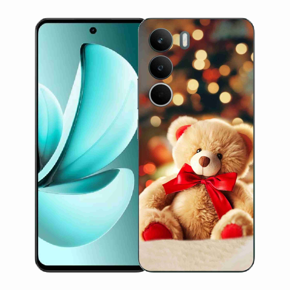 Gelový kryt mmCase na Realme C71 - plyšový medvídek
